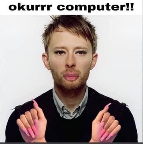 Thom Yorke Radiohead, I'm A Loser, Thom Yorke, Best Albums, Music Guitar, Radiohead, Music Memes, Album Songs, I Have No Friends