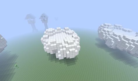 Cloud Building Platforms Minecraft Map Cloud Minecraft, Minecraft Party Invitations, Cloud Building, House In The Clouds, Cloud House, Air Well, Castle Window, Small Clouds, Minecraft Castle