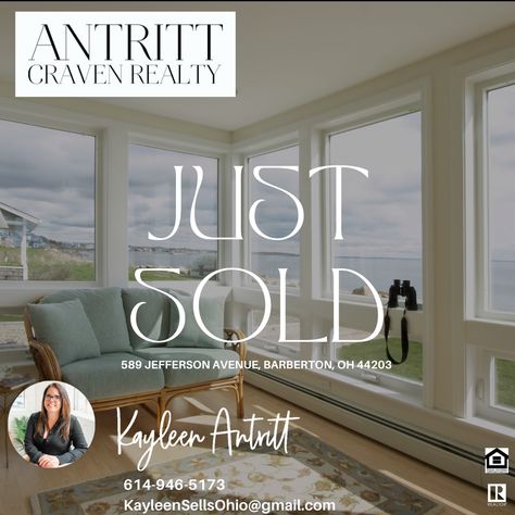 Another home sold ! Representing the buyer, Kayleen Antritt, Broker with Antritt Craven Realty helped her client get to the closing table by getting the buyers offer selected for a home in Barberton. If you have been thinking about selling and or buying, I can answer your questions, offer a FREE no-obligation market analysis and discuss your options. Call me today, Let's chat (614) 946-5173 #antrittcravenrealty #antrittcraven #antritt #kayleensellsohio #kayleenantritt #homebuyers Just Sold, Market Analysis, Let's Chat, Instagram Post Template, Post Templates, Home Buying, Real Estate, Home Decor Decals, Instagram Post