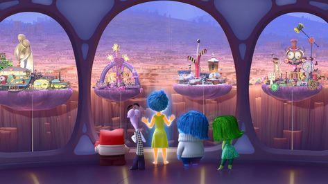 Inside Out Movie Characters, Movie Character Wallpaper, Pixar Animated Movies, Inside Out Characters, Gif Disney, Disney Inside Out, Kids Room Wallpaper, Movie Wallpapers, Character Wallpaper