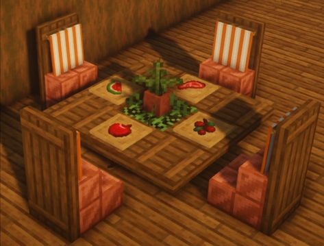 Inside Decor Ideas Minecraft, Minecraft Couch, Minecraft Restaurant, Rumah Minecraft Sederhana, Minecraft Interior, Minecraft Interior Design, Minecraft Farm, Minecraft Modern, Minecraft Cottage