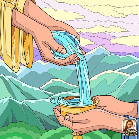 Cup Overflowing Drawing, Jesus Christ Illustration, Christian Photos, Jesus Saves Bro, Wallpaper Bible, Spiritual Wallpaper, Jesus Artwork, Bible Journaling Ideas Drawings, Jesus Christ Art