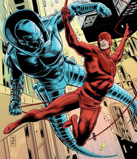 Matt Murdock: Daredevil Appreciation 2018 - Page 37 Marvel Comic Art, Daredevil Art, Superhero Art Projects, Daredevil Comic, Logan's Run, Small Soldiers, Character Artwork, Marvel Daredevil, Computer Game