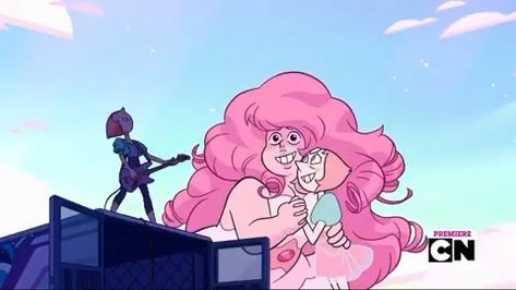 Rose Steven Universe, Steven Universe Pearl, Rose And Pearl, Steven Universe Movie, Pearl Steven Universe, Universe Movie, Steven Universe Au, Pearl Steven, Steven Universe Drawing