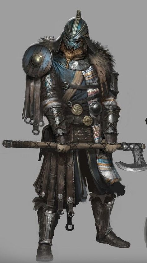 Heavy Infantry, Viking Character, Heavy Armor, Armor Drawing, Viking Armor, Pathfinder Character, Viking Art, Knight Art, Dungeons And Dragons Characters