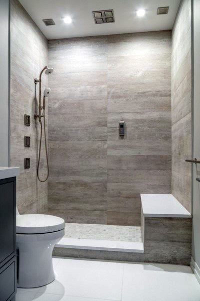 70 Bathroom Shower Tile Ideas - Luxury Interior Designs Patterned Bathroom Tiles, Small Bathroom Tiles, Small Remodel, Bathroom Tub, Bathroom Tile Designs, Bathroom Remodel Shower, Bad Design, Small Bathroom Design, Shower Remodel