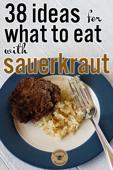 Vegetarian Recipes With Sauerkraut, How To Eat Sauerkraut, Saurkraut Benefits, What To Do With Sauerkraut, Saurkraut Recipes Easy Healthy, What To Eat With Sauerkraut, Sauerkraut Breakfast, Sourkrout Recipes, Raw Sauerkraut