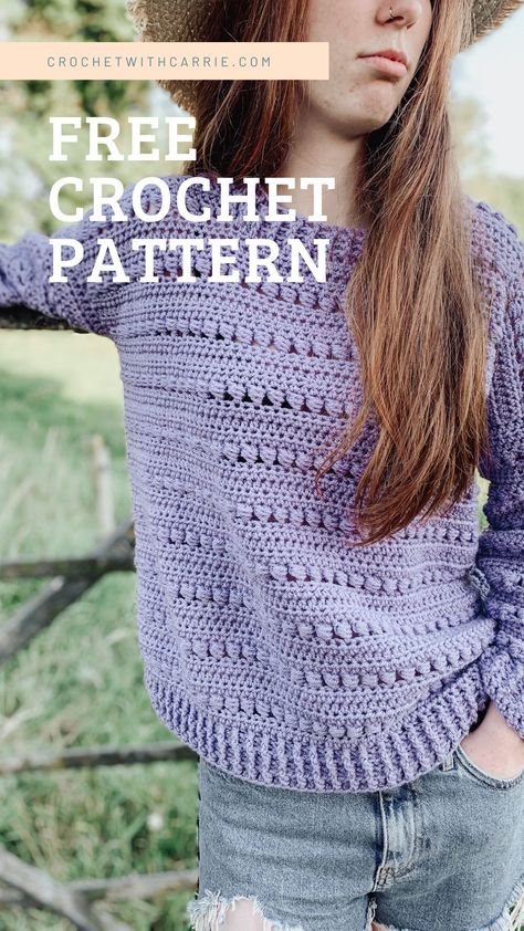 Crochet sweater pattern Worsted Weight Crochet Sweater Pattern Free, Ladies Crochet Jumper Free Pattern, Sport Weight Crochet Sweater, Crochet Ladies Sweater Pattern Free, Crochet Women Sweater, Crochet Spring Sweater Pattern Free, Crochet Lightweight Sweater, Free Crochet Raglan Sweater Patterns, Free Crochet Pullover Sweater Patterns