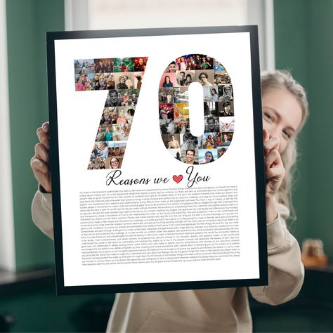 70th Birthday Gifts For Grandma, Mothers 70th Birthday Party Ideas, 70th Birthday For Man, 70 Things We Love About You, 70 Reasons Why We Love 70th Birthday, Presents For Grandma Birthday, 70th Birthday Gifts For Dad, 70 Birthday Gifts For Women, 70th Birthday Gift Ideas For Mom