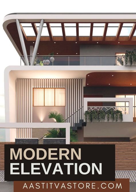 20 Contemporary Homes of 2021 in Indian Context. Stunning residence facade design ideas. Villa elevation facade, Beautiful elevation design ideas, and much more for your home #residence #facade #architecture #design #elevation Residence Facade Design, Facade Design Ideas, Residence Facade, Villa Elevation, Flat Roof Design, Lcd Panel Design, Design Elevation, Architecture Elevation, Facade Architecture Design