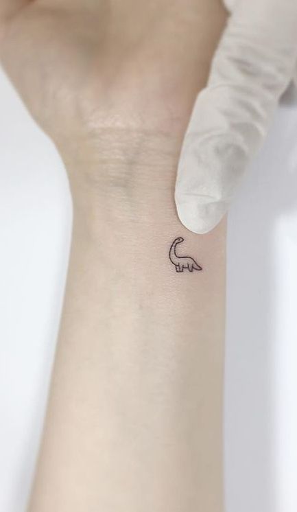 Playground Tattoo, Dinosaur Tattoos, Shape Tattoo, Cat Tattoos, Inspiration Tattoos, Small Girl Tattoos, Small Meaningful Tattoos, Disney Tattoo, Initial Tattoo