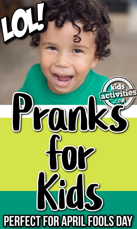 LOL Pranks for kids perfect for April Fools Day - child laughing Googly Eyes Prank, Easy Pranks For Kids, Pranks For Parents, Silly Pranks, Easy Pranks, Best Pranks, Best April Fools, Pranks For Kids, Kid Surprise