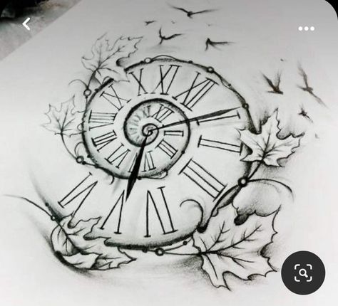 Snowglobe Tattoo, Pocket Watch Drawing, Dragon Koi Tattoo Design, Time Piece Tattoo, Drawings With Meaning, Protection Sigils, Clock Drawings, Hipster Drawings, Watch Drawing