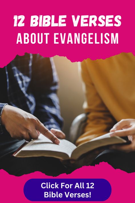 Check out our top 12 Bible verses about evangelism and learn more what does the Bible say about evangelism. Click For All 12 Bible verses! Evangelism Verses, Bible Verses About Relationships, Bible Chapters, Top Bible Verses, Acts 1 8, Go And Make Disciples, Matthew 28 19, Belief In God, Glad Tidings