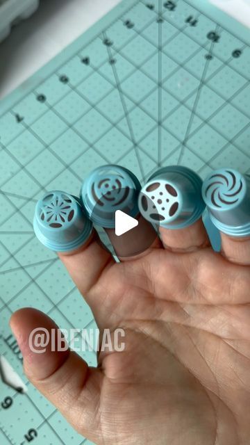 Ibenia on Instagram: "Cake flower piping tips for clay stamps 🌸  I found these at @michaelsstores. These are perfect for my cookies project - check my next reel for results. . ✅Check highlights for tutorials and follow for more. .  #ibeniac #porcelanafria #coldporcelain #claymodel #porcellanafredda #biscuit #polymerclay #airdryclay #diy  #caketopper #clayart  #biscuit #clayfigurine  #tutorial  #clayartwork  #clayartist #toymodel #piping #handmade #ceramicafria #fondant #pastaflexible #coldporcelainclay #hechoamano" Flower Piping Tips, Polymer Clay Cookie Jar, Flower Piping, Instagram Cake, Clay Stamps, Cake Flower, Piping Tips, Clay Figurine, Perfect For Me