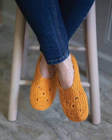 Easy crochet slippers