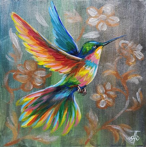 Hummingbird Original Painting Canvas Signed Wall Art Decor Gift Ukrainian Artist | eBay Canvas Signs, Painting Canvas, Artwork Painting, Art Artwork, Wall Signs, Decor Gifts, Ebay Store, Contemporary Art, Modern Art