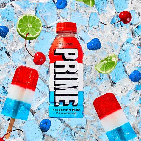 Prime Hydration Drink Sports Beverage "ICE POP," Naturally Flavored, 10% Coconut Water, 250mg BCAAs, B Vitamins, Antioxidants, 834mg Electrolytes, Only 20 Calories per 16.9 Fl Oz Bottle (Pack of 12) #ad Prime Hydration Drink, Drawing Pictures For Kids, Prime Hydration, Workout Drinks, Hydration Drink, Sports Drinks, Kids Toys For Boys, Hydrating Drinks, Iphone Wallpaper Hipster