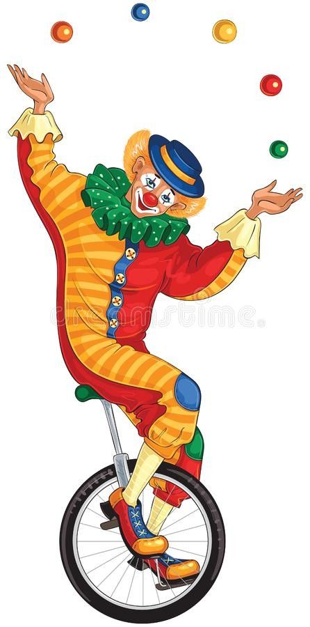 Clown Juggling, Circus Theme Cakes, Circus Illustration, Clown Images, Juggling Balls, Clown Paintings, Circus Characters, Drawing Stars, Circus Theme Party