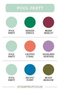 Pool Party Pool Party Color Palette, Craft Paper Storage, Have A Happy Day, Make Your Own Card, Colorful Party, Color Collection, Color Pallets, Color Card, Pool Party