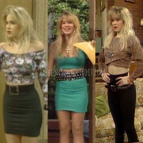 Vintage Rock Style, Kelly Bundy, Tv Characters Outfits, 80 Fashion, Christina Applegate, 80’s Fashion, Badass Style, Hilary Duff, Young Fashion