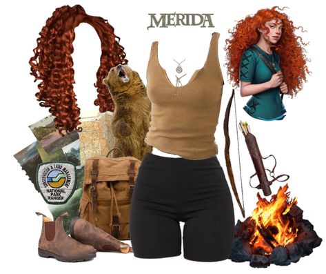 Merida Aesthetic Outfit, Merida Outfit, Modern Merida, Outfit Shoplook, Aesthetic Fashion, Aesthetic Clothes, Polyvore