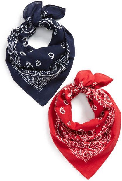 Bandanas are a great accessory to western apparel. BP. 2-Pack Classic Bandanas #affiliate #western #westernfashion #cowboy #cowboywestern #cowboyparty Cowgirl Outfits Halloween, Cowboy Bandana, Cowboy Party, Cowboy Outfits, Beautiful Collage, Cotton Bandanas, Cowgirl Outfits, Best Brands, Western Outfits