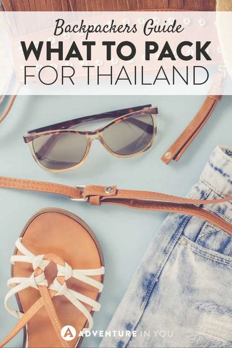 Thailand Packing List: Everything You Need to Bring [UPDATED 2022] Cambodia Tourism, What To Pack For Thailand, Pack For Thailand, Thailand Tips, Thailand Packing List, Traveling Thailand, Thailand Packing, Trip To Thailand, Thailand Honeymoon