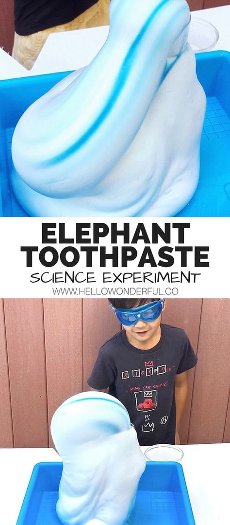 Science Experiments Kids Elementary, Elephant Toothpaste, Experiments Kids, Science Camp, Summer Science, Science Experiments For Preschoolers, Science Club, Science Crafts, Science Party