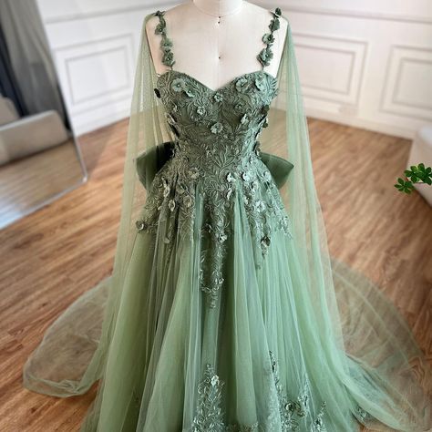 LA72642 Sage Corset Dress, Green Wedding Dress For Bride, Green Fantasy Dress, Sage Green Wedding Dress, Sage Green Prom Dress, Dress For Women Wedding, Teal Prom Dresses, Arabic Fashion, Green Clothes