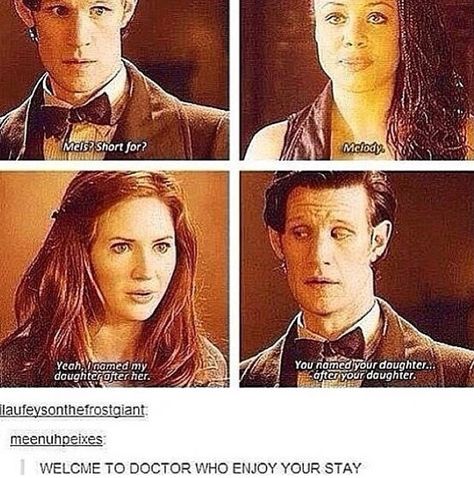 lol this was so confusing at that time Caitlin Blackwood, Doctor Who Funny, Doctor Who Companions, Amy Pond, 11th Doctor, Rurouni Kenshin, Wibbly Wobbly Timey Wimey Stuff, Torchwood, Timey Wimey Stuff