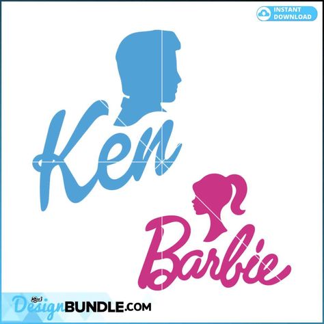 Barbie And Ken Couple Retro Doll Baby SVG Digital Cricut File Check more at https://bestdesignbundle.com/product/barbie-and-ken-couple-retro-doll-baby-svg-digital-cricut-file-svg290623t045/ Barbie Party, Baby Svg, Chalkboard Art, Barbie And Ken, Place Setting, Graphic Designers, Gender Reveal, Design Space, Silhouette Cameo