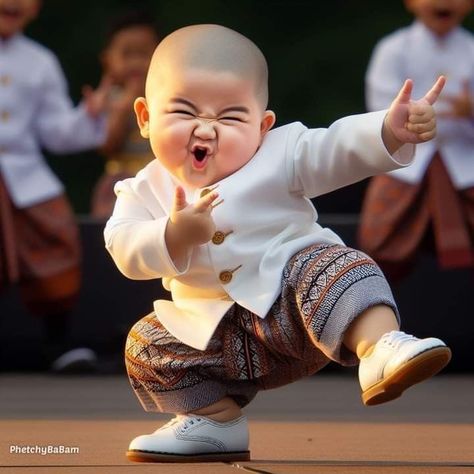 Baby Buddha, Cartoons Dancing, Funny Caricatures, Funny Photo, Baby Faces, Funny Boy, Cute Cartoon Images, Background Images For Quotes, Cartoon Character Pictures