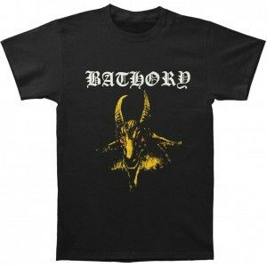 Bathory! \m/ Goat Logo, Summer Funny, Men's Fitness, Shirts Summer, Loose Tees, Workout Tshirts, Stylish Shirts, Logo T Shirt, Mens Fitness