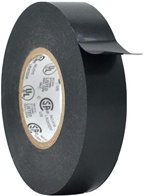 WOD ETC766 Professional Grade General Purpose Black Electrical Tape UL/CSA listed core. Vinyl Rubber Adhesive Electrical Tape: 3/4inch X 66ft. - Use At No More Than 600V & 176F (Pack of 1) Bus Advertising, Pink Tools, Electrical Tape, Office Accessories, Christmas List, Kitchen Accessories, No More, Pantry, Color Coding