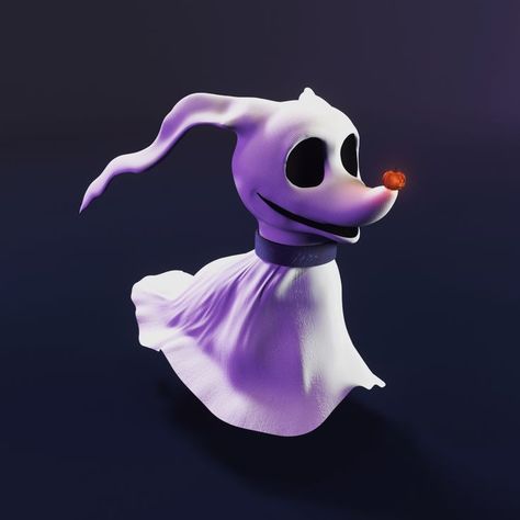 Zero is a Jack Skellington's pet ghost dog in the Disney film, The Nightmare Before Christmas.
This is a realisation of 3D model of this Character. Jack Skellington Dog, Zero Dog, Pet Ghost, Zero Nightmare Before Christmas, Red Space, 3d Dog, Creepy Christmas, Disney Film, Ghost Dog