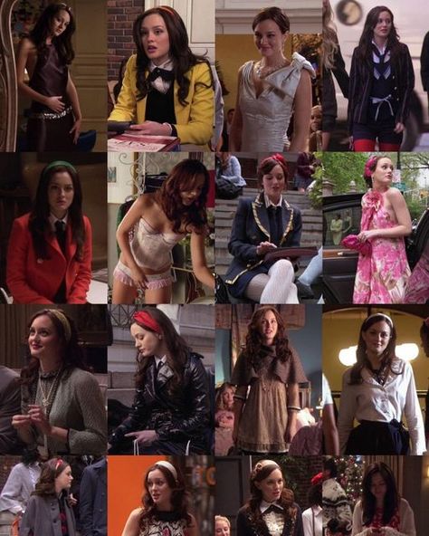 Blair Waldorf Iconic Outfits, Blair Waldorf Style Outfits, Blair Waldorf Season 1, Gossip Girl Blair Outfits, Gossip Girl Outfits Blair, Gossip Girl Outfits Inspiration, Blair Fashion, Blair Waldorf Aesthetic, Blair Waldorf Outfits