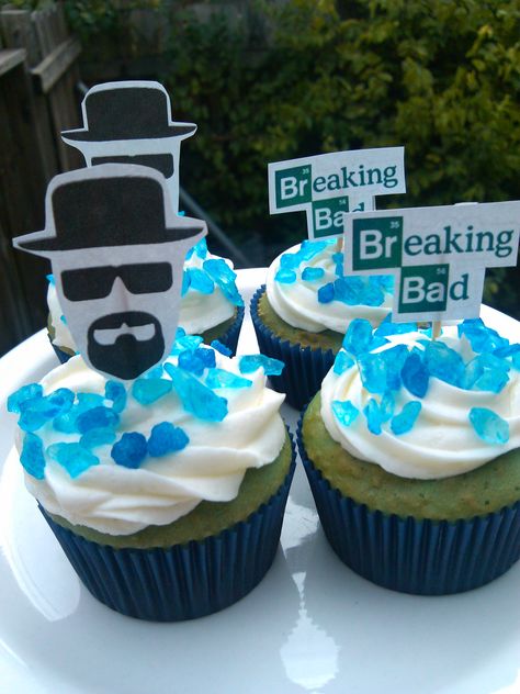 Breaking Bad Gift Ideas, Breaking Bad Party Ideas, Breaking Bad Birthday Party, Breaking Bad Cupcakes, Breaking Bad Cake, Breaking Bad Gifts, Breaking Bad Birthday, Breaking Bad Party, Beaking Bad