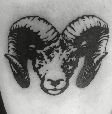 Ram tattoo, Classic Tattoo Berlin by Tobi Ram Tattoos, Ram Tattoo, Classic Tattoo, Dog Tattoo, Tattoo You, Tattoos And Piercings, New Beginnings, Tatting, Body Art