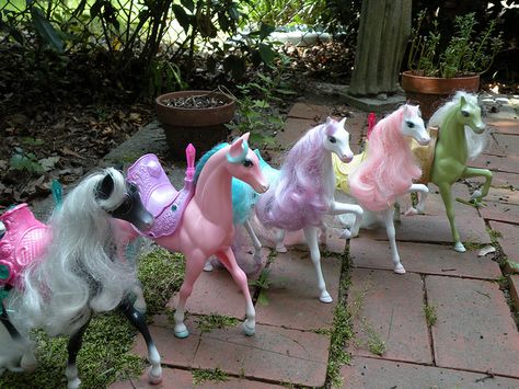 my secret wish horse <3 Barbie Horse, Horse Toys, Horse Collection, 1980s Childhood, Toy Horses, Childhood Memories 90s, Barbie 2000, Unicorn Pictures, Moose Toys