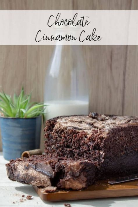 Chocolate Cinnamon Cake, Coffee Shop At Home, Drink To Make At Home, Celebrating Yule, Chocolate Loaf, Chocolate Loaf Cake, Creaming Method, Lemon Loaf Cake, Cinnamon Cake