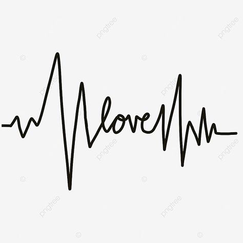 Heartbeat Monitor, Heartbeat Line, Black And White Graffiti, Black Png, Valentine Banner, Remove Background From Image, Line Love, Heart Beat, Love Black