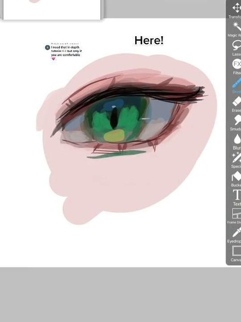 Error Drawing, Hair Ibis Paint, Ibis Paint Drawing, Half Drawing, Paint Tutorials, الفن الرقمي, Eye Drawing Tutorials, Drawing Eyes, Seni Dan Kraf