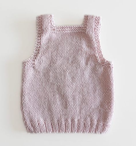 Baby Dungarees Knitting Pattern, Baby Vest Knitting Pattern Free, Baby Dungarees Pattern, Baby Vest Pattern, Knit Baby Vest, Knitted Baby Vest, Dungarees Pattern, Vest Top Pattern, Knit Tank Top Pattern