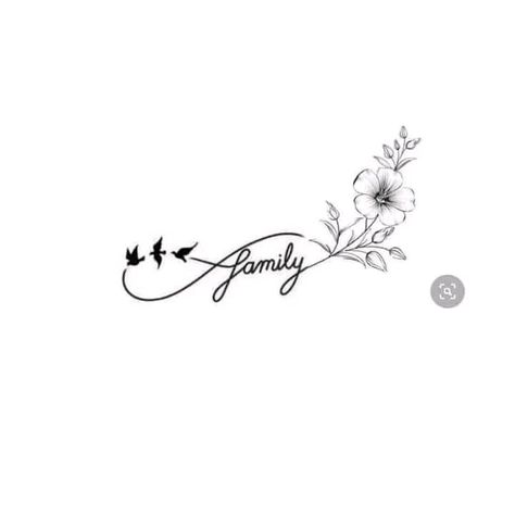 Infinity Tattoo Family, Mom Dad Tattoo Designs, Mum Tattoo, Simple Tattoos For Women, Infinity Tattoo Designs, Petit Tattoo, Anklet Tattoos, Foot Tattoos For Women, Small Pretty Tattoos