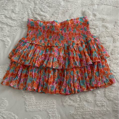 - Floral, Flowy Skirt Greece Lookbook, Hawaii Skirts, Long Patterned Skirt, Nice Skirts, Preppy Skirts, Fun Skirts, Long Skirt Pattern, Bright Skirt, Cute Bottoms