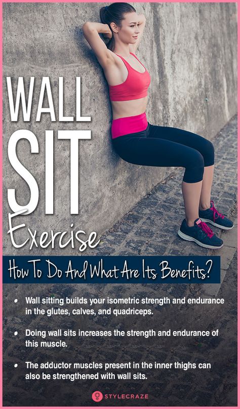 Wall Sits Benefits, Wall Sit Exercise, Sitting Exercises, Stretch Routines, Exercise Wall, Wall Sitting, Post Traumatic Growth, Best Leg Exercises, Hip Injury