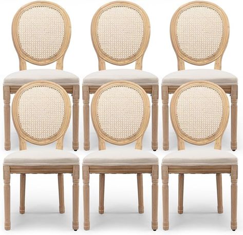 Just bought these!  Amazing quality for the price - easy to assemble - beautiful style! Kitchen Chair, Dining Chairs Set, Dining Room Kitchen, Beautiful Style, Kitchen Chairs, Upholstered Dining Chairs, Dining Chair Set, Wood Legs, French Country