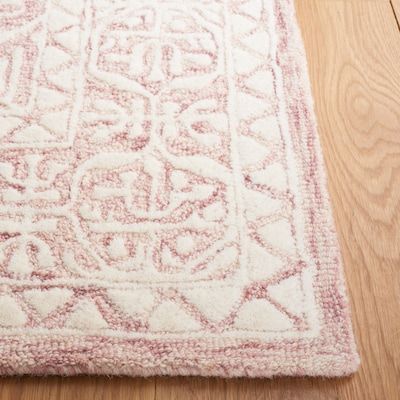 Safavieh Metro Freya 5 X 8 (ft) Wool Dark Pink/Ivory Indoor Abstract Bohemian/Eclectic Area Rug in the Rugs department at Lowes.com Dorm Rug, Dorm Room Rugs, Family Room Rug, Colored Rug, Eclectic Area Rug, Cozy Boho, Chic Rug, Pink Ivory, Ivory Area Rug