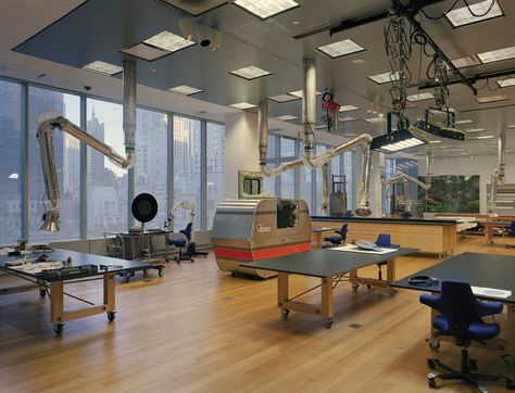 Makerspace Design, Moma Art, Art Conservation, Laboratory Design, Conservation Art, Table Counter, Workshop Studio, Creative Workspace, Adaptive Reuse